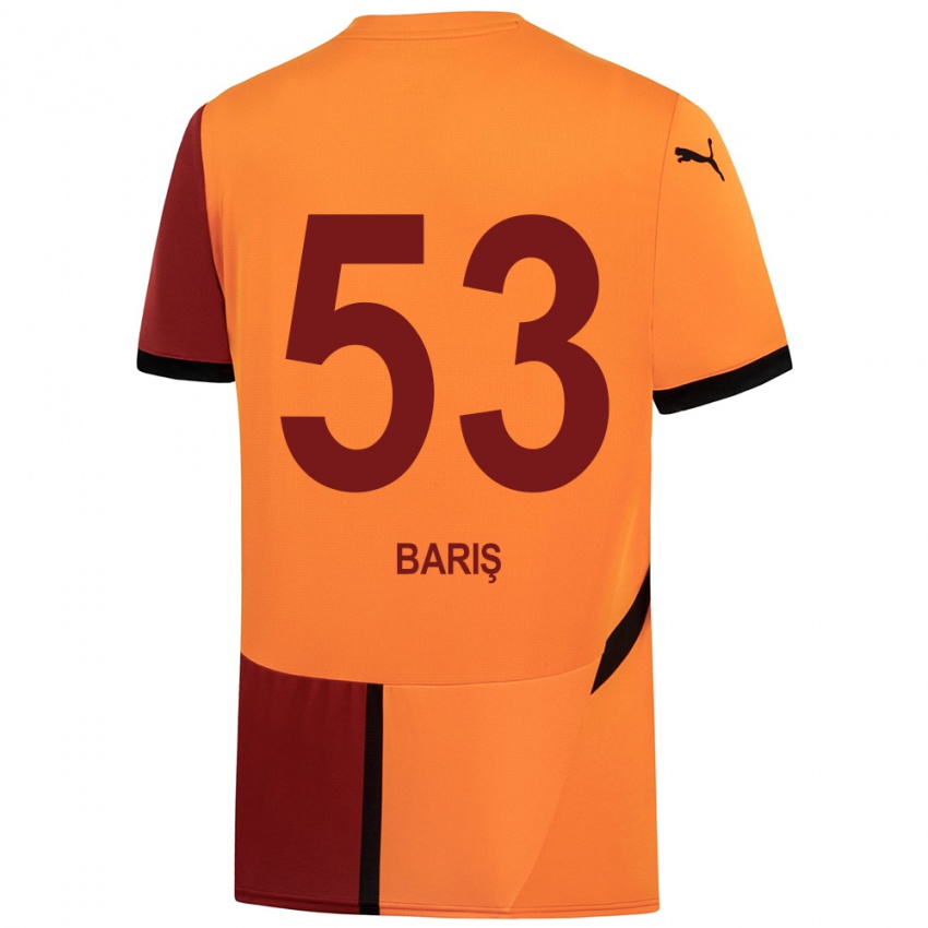 Homem Camisola Barış Alper Yılmaz #53 Vermelho Amarelo Principal 2024/25 Camisa Brasil