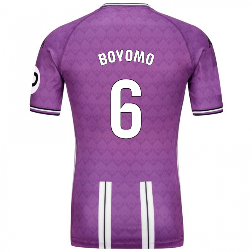 Homem Camisola Enzo Boyomo #6 Branco Roxo Principal 2024/25 Camisa Brasil