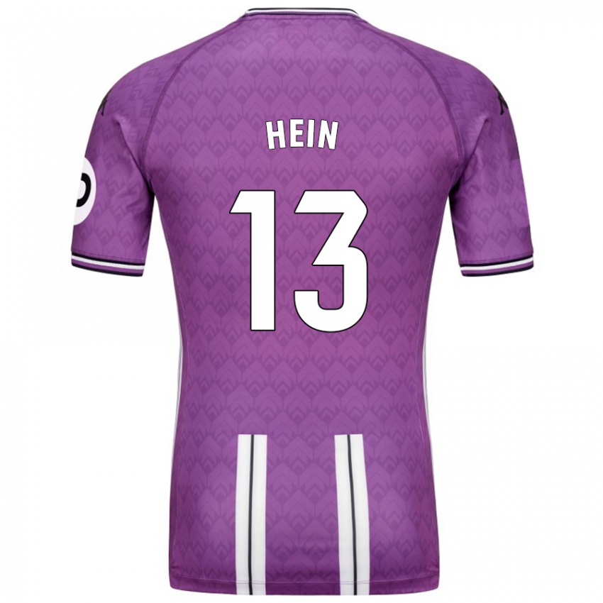 Homem Camisola Karl Hein #13 Branco Roxo Principal 2024/25 Camisa Brasil