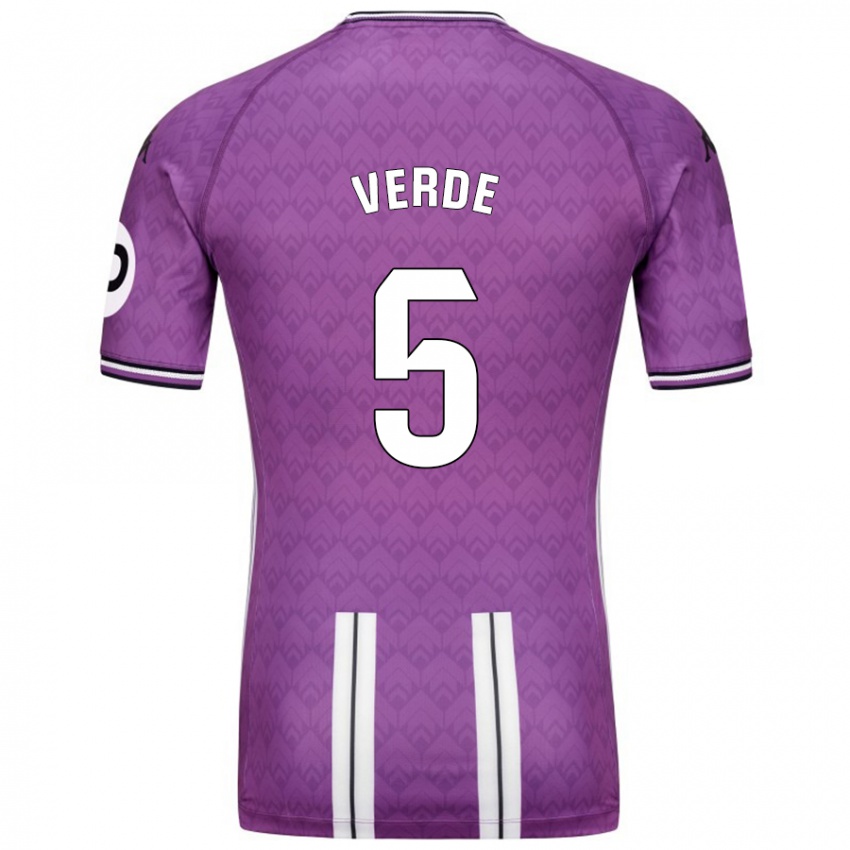 Homem Camisola Adrián Verde #5 Branco Roxo Principal 2024/25 Camisa Brasil