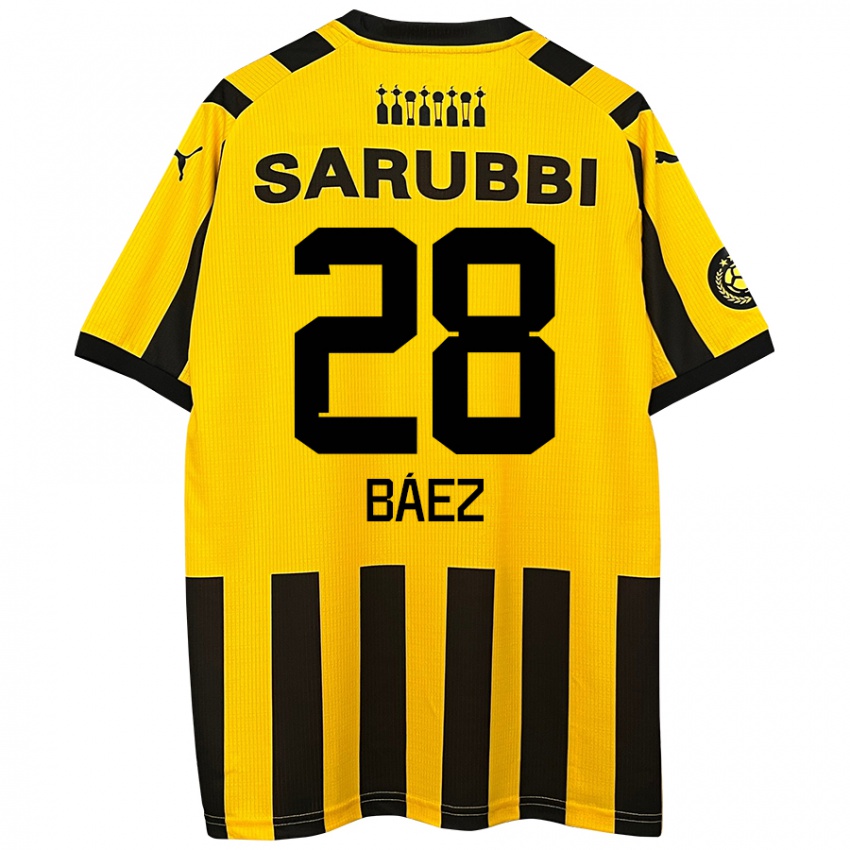 Homem Camisola Jaime Báez #28 Preto Amarelo Principal 2024/25 Camisa Brasil