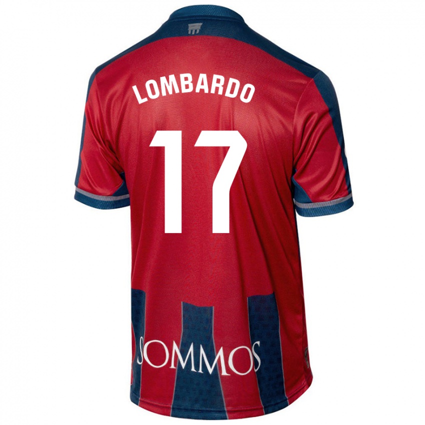 Homem Camisola Enzo Lombardo #17 Azul Vermelho Principal 2024/25 Camisa Brasil