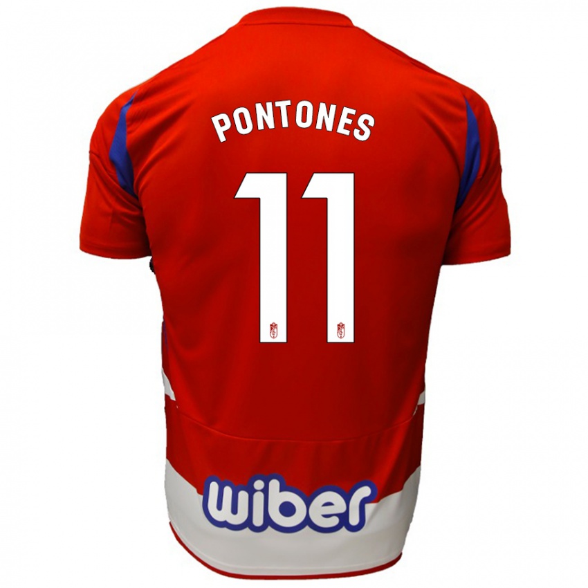 Homem Camisola Juan Carlos Pontones #11 Azul Vermelho Branco Principal 2024/25 Camisa Brasil