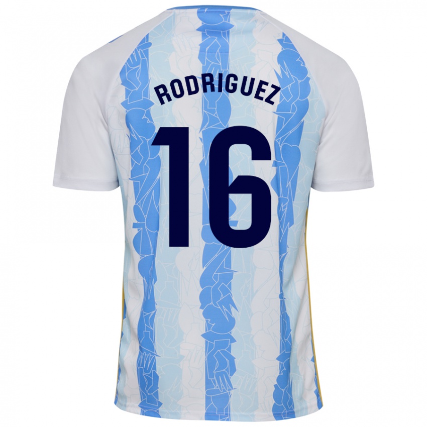 Homem Camisola Genaro Rodríguez #16 Azul Branco Principal 2024/25 Camisa Brasil