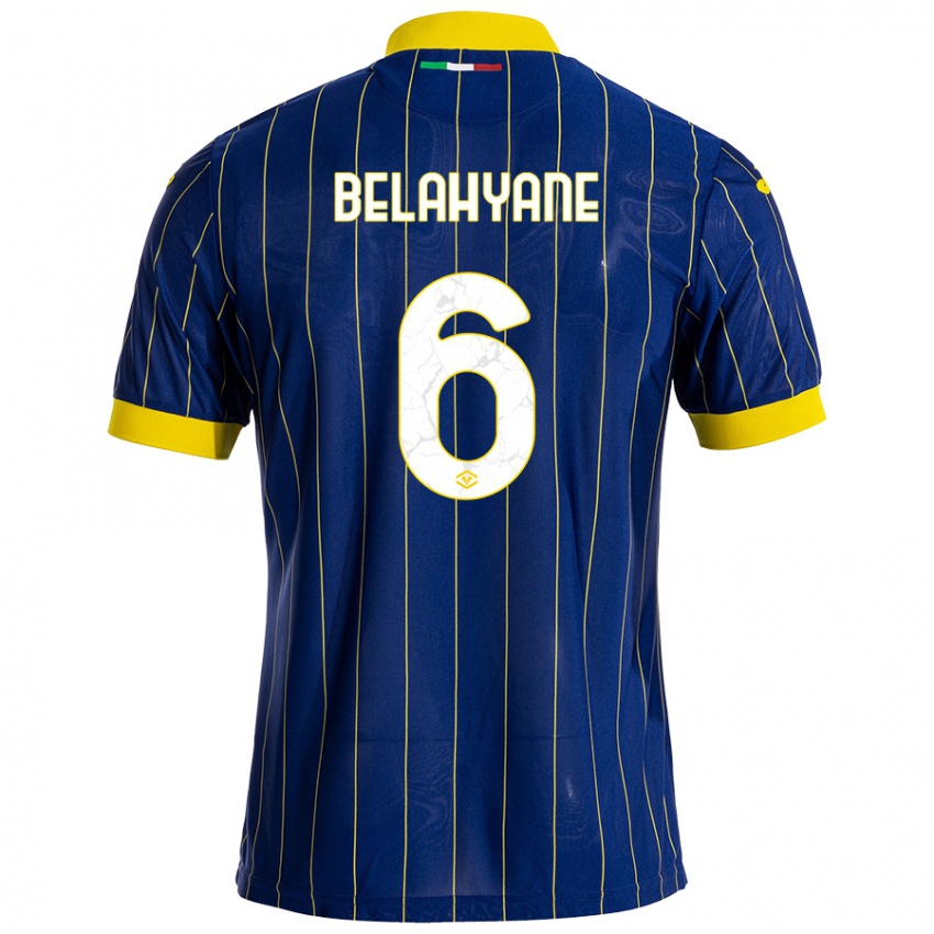 Homem Camisola Reda Belahyane #6 Azul Amarelo Principal 2024/25 Camisa Brasil