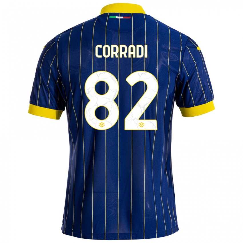 Homem Camisola Christian Corradi #82 Azul Amarelo Principal 2024/25 Camisa Brasil