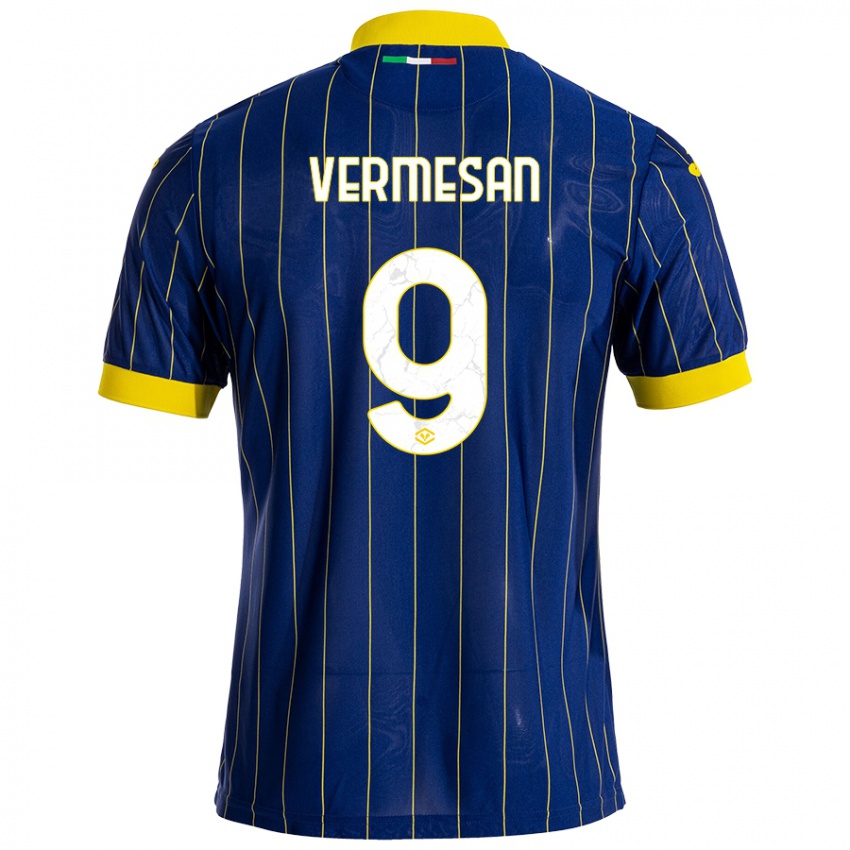 Homem Camisola Ioan Vermesan #9 Azul Amarelo Principal 2024/25 Camisa Brasil