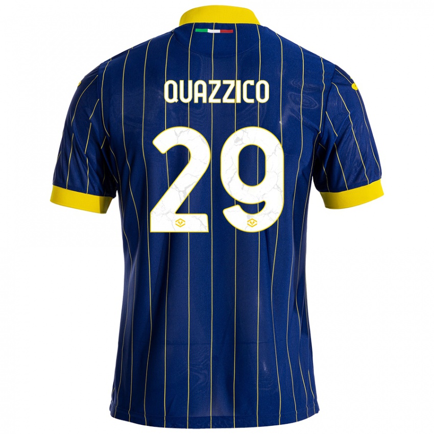 Homem Camisola Francesca Quazzico #29 Azul Amarelo Principal 2024/25 Camisa Brasil