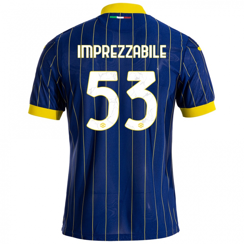 Homem Camisola Francesca Imprezzabile #53 Azul Amarelo Principal 2024/25 Camisa Brasil