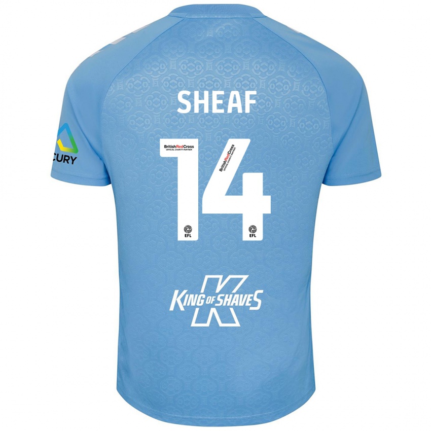 Homem Camisola Ben Sheaf #14 Azul Branco Principal 2024/25 Camisa Brasil