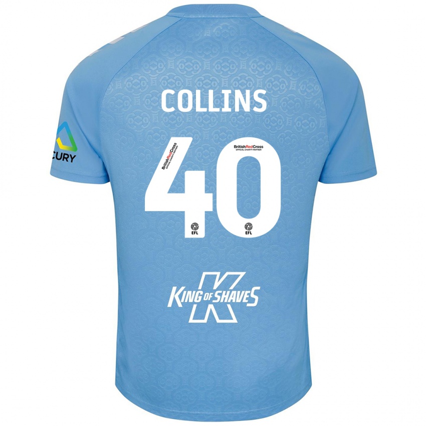 Homem Camisola Brad Collins #40 Azul Branco Principal 2024/25 Camisa Brasil