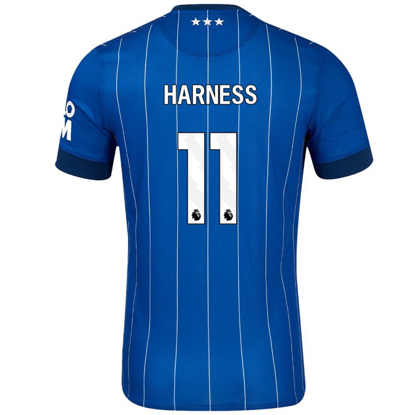 Homem Camisola Marcus Harness #11 Azul Marinho Principal 2024/25 Camisa Brasil