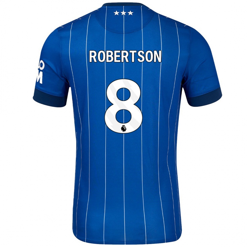 Homem Camisola Kyra Robertson #8 Azul Marinho Principal 2024/25 Camisa Brasil