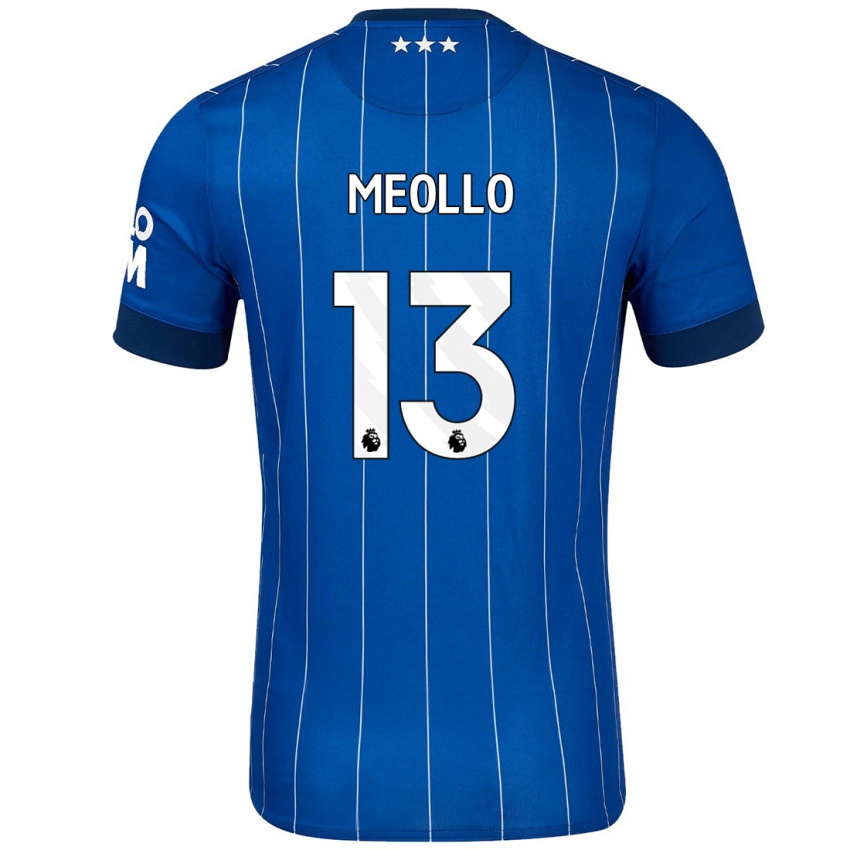 Homem Camisola Nina Meollo #13 Azul Marinho Principal 2024/25 Camisa Brasil