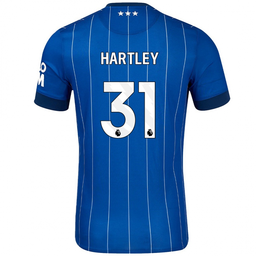 Homem Camisola Laura Hartley #31 Azul Marinho Principal 2024/25 Camisa Brasil