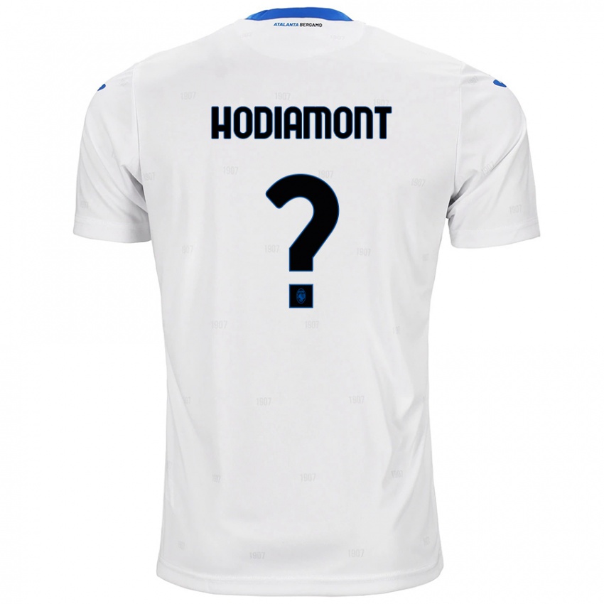 Homem Camisola Lyam Hodiamont #0 Branco Alternativa 2024/25 Camisa Brasil