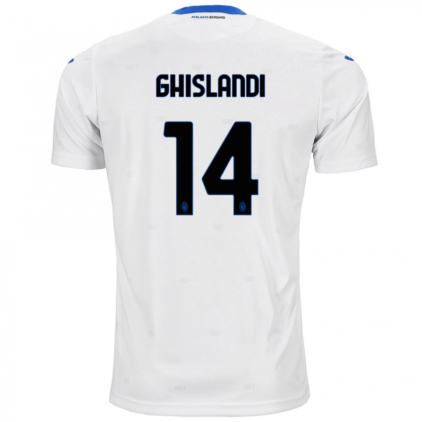 Homem Camisola Davide Ghislandi #14 Branco Alternativa 2024/25 Camisa Brasil