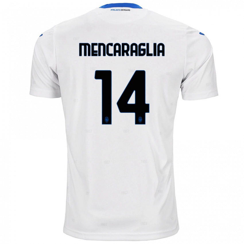 Homem Camisola Filippo Mencaraglia #14 Branco Alternativa 2024/25 Camisa Brasil