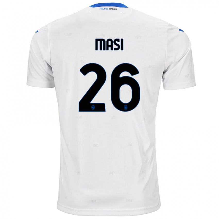 Homem Camisola Alberto Masi #26 Branco Alternativa 2024/25 Camisa Brasil