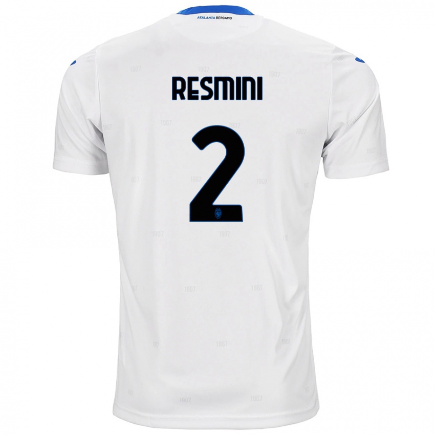 Homem Camisola Martina Resmini #2 Branco Alternativa 2024/25 Camisa Brasil