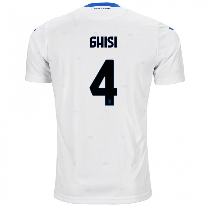 Homem Camisola Laura Ghisi #4 Branco Alternativa 2024/25 Camisa Brasil