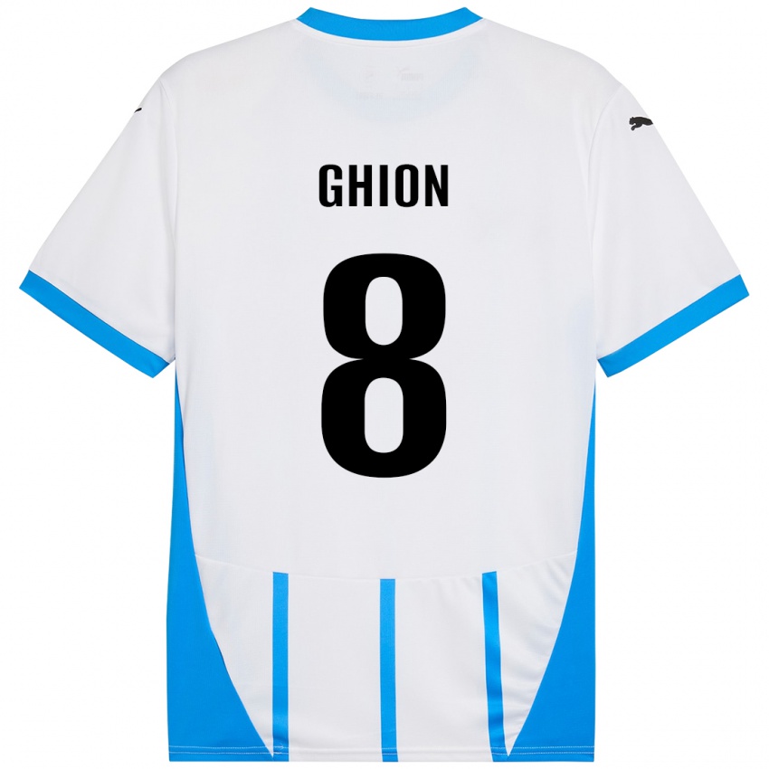 Homem Camisola Andrea Ghion #8 Azul Branco Alternativa 2024/25 Camisa Brasil