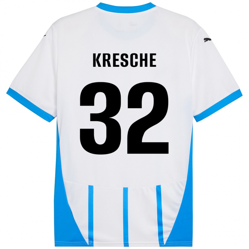 Homem Camisola Isabella Kresche #32 Azul Branco Alternativa 2024/25 Camisa Brasil