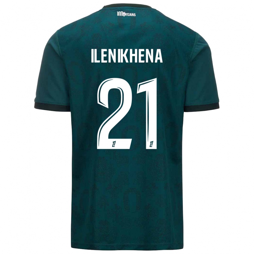 Homem Camisola George Ilenikhena #21 Verde Escuro Alternativa 2024/25 Camisa Brasil