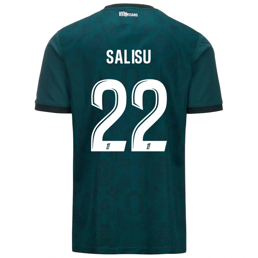 Homem Camisola Mohammed Salisu #22 Verde Escuro Alternativa 2024/25 Camisa Brasil