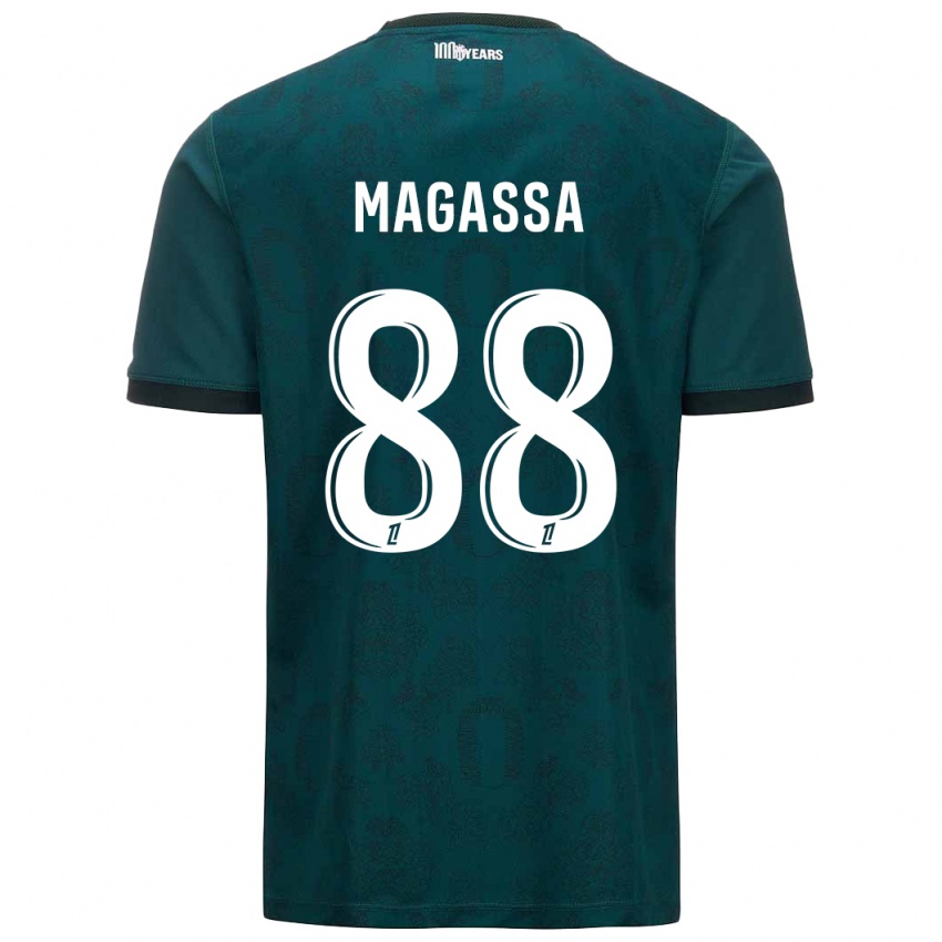 Homem Camisola Soungoutou Magassa #88 Verde Escuro Alternativa 2024/25 Camisa Brasil