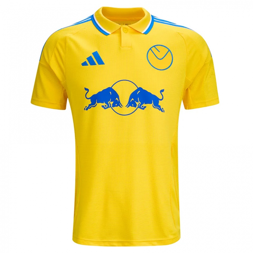 Homem Camisola Patrick Bamford #9 Azul Amarelo Alternativa 2024/25 Camisa Brasil