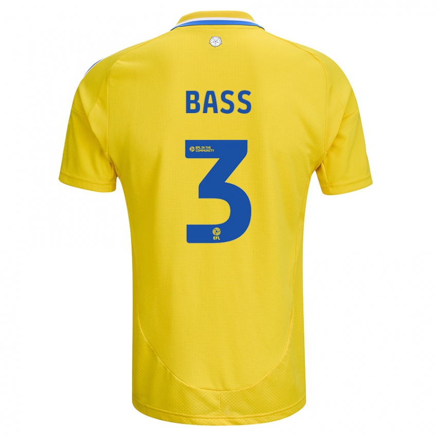 Homem Camisola Rebekah Bass #3 Azul Amarelo Alternativa 2024/25 Camisa Brasil