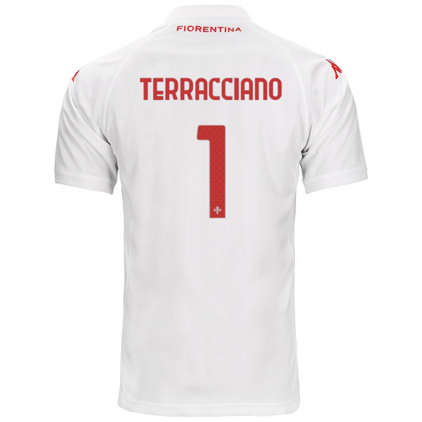 Homem Camisola Pietro Terracciano #1 Branco Alternativa 2024/25 Camisa Brasil