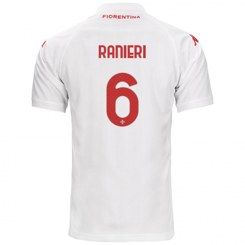 Homem Camisola Luca Ranieri #6 Branco Alternativa 2024/25 Camisa Brasil