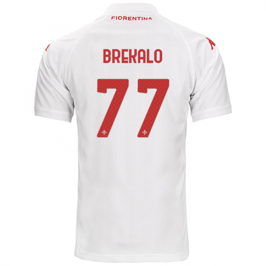 Homem Camisola Josip Brekalo #77 Branco Alternativa 2024/25 Camisa Brasil