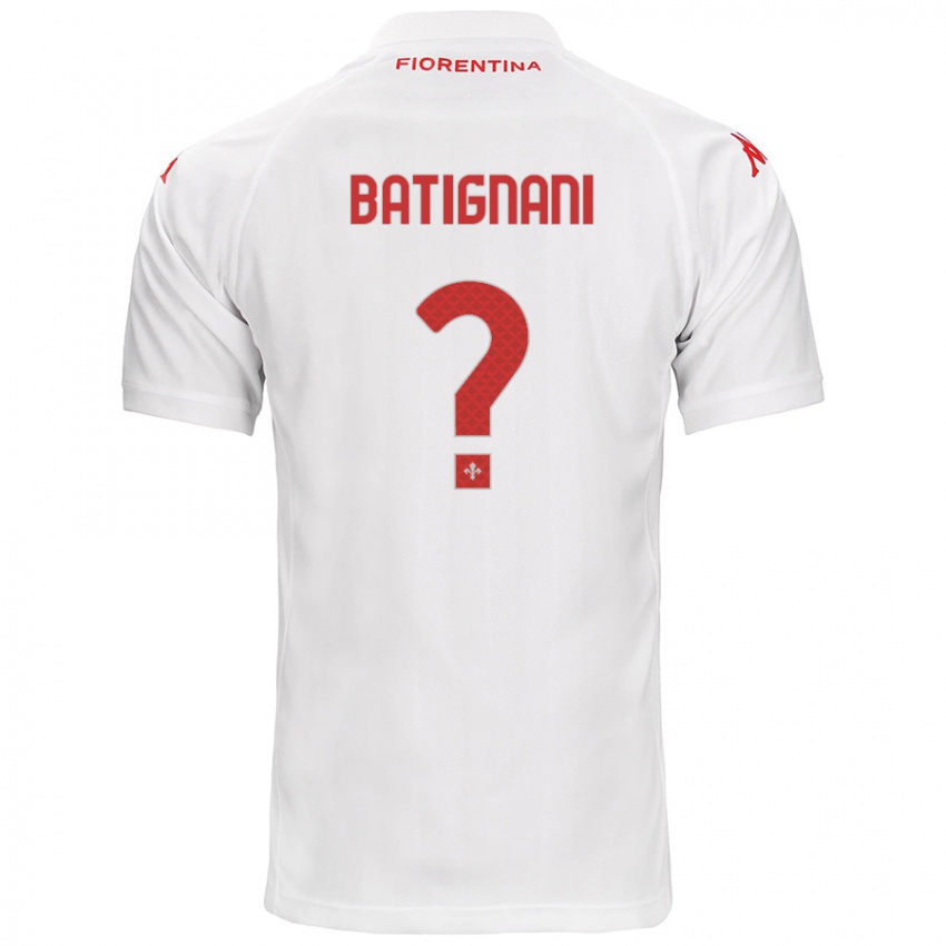 Homem Camisola Francesco Batignani #0 Branco Alternativa 2024/25 Camisa Brasil