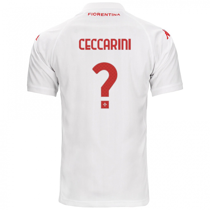 Homem Camisola Mattia Ceccarini #0 Branco Alternativa 2024/25 Camisa Brasil