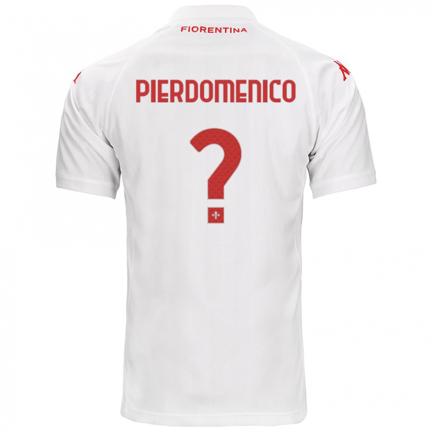 Homem Camisola Jacopo Di Pierdomenico #0 Branco Alternativa 2024/25 Camisa Brasil