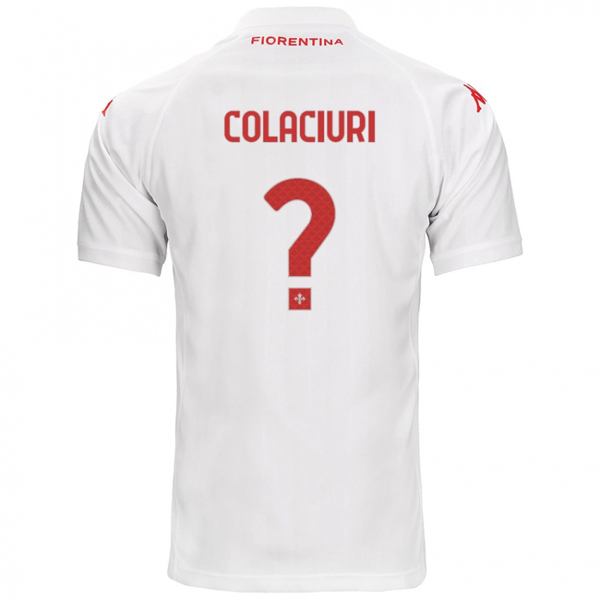 Homem Camisola Gabriele Colaciuri #0 Branco Alternativa 2024/25 Camisa Brasil