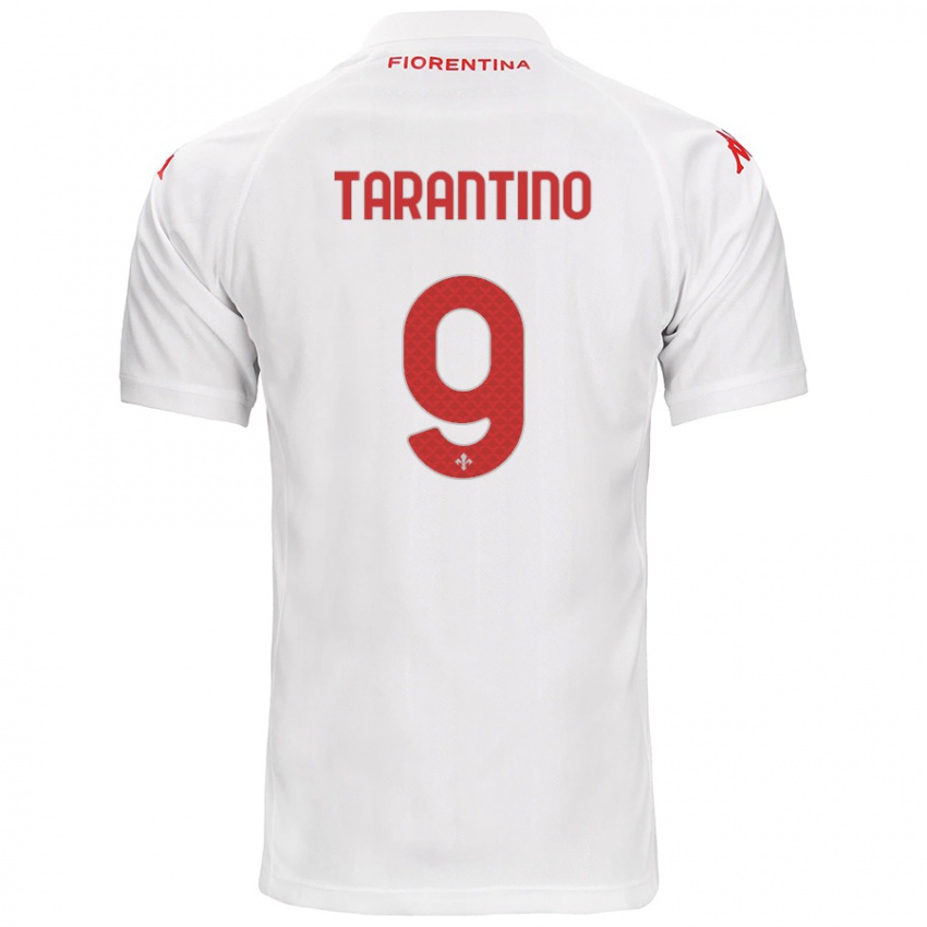 Homem Camisola Jacopo Tarantino #9 Branco Alternativa 2024/25 Camisa Brasil