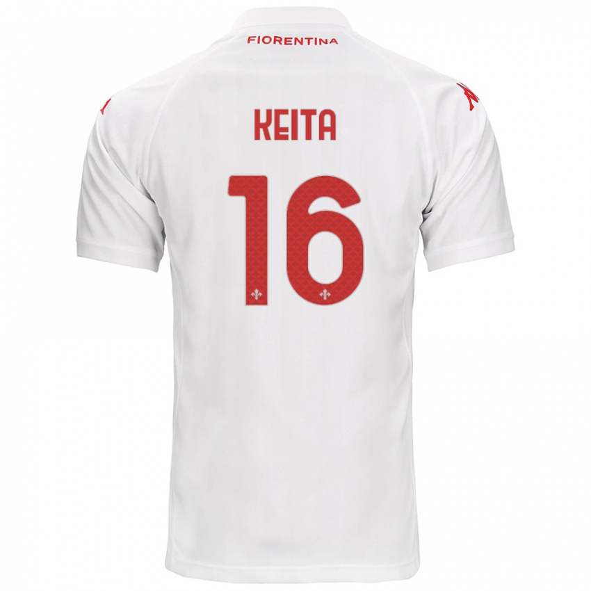 Homem Camisola Bala Keita #16 Branco Alternativa 2024/25 Camisa Brasil