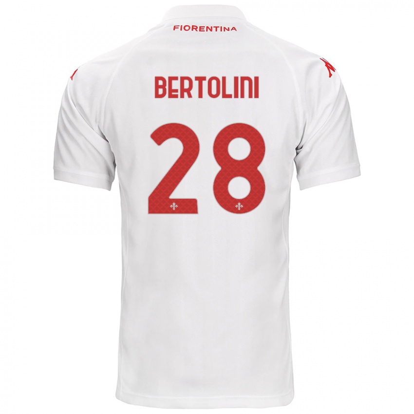 Homem Camisola Gabriele Bertolini #28 Branco Alternativa 2024/25 Camisa Brasil