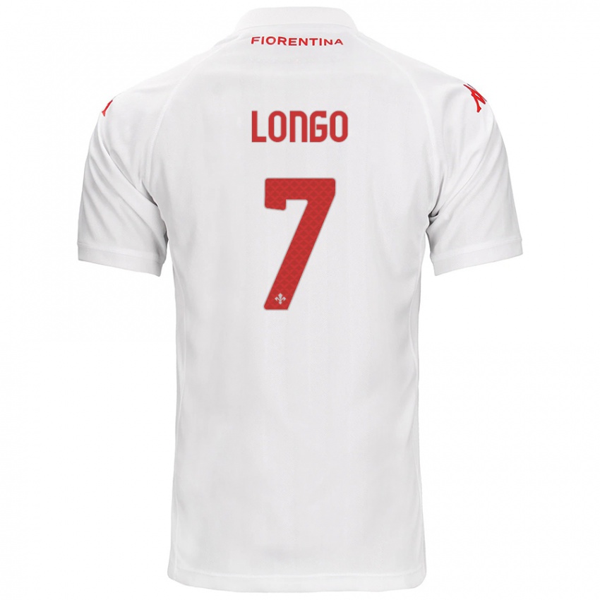 Homem Camisola Miriam Longo #7 Branco Alternativa 2024/25 Camisa Brasil