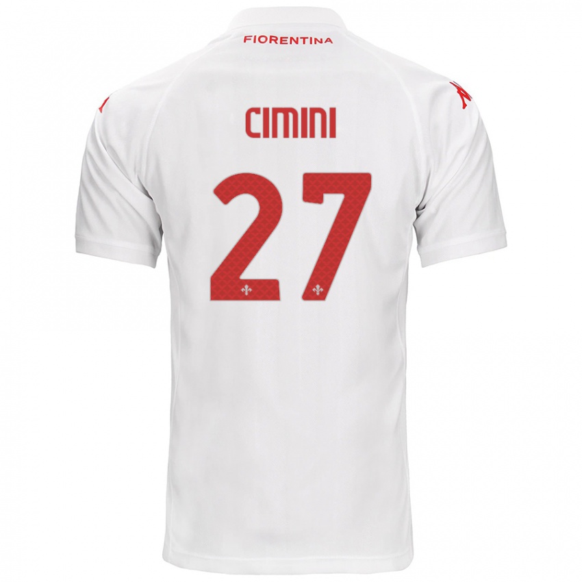 Homem Camisola Linda Tucceri Cimini #27 Branco Alternativa 2024/25 Camisa Brasil