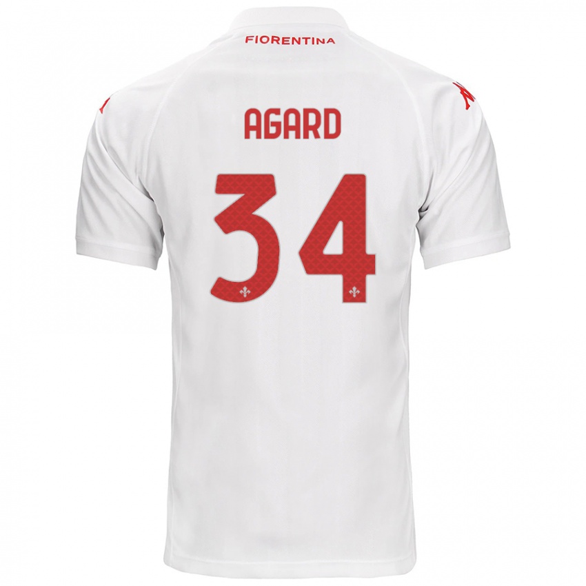 Homem Camisola Laura Agard #34 Branco Alternativa 2024/25 Camisa Brasil