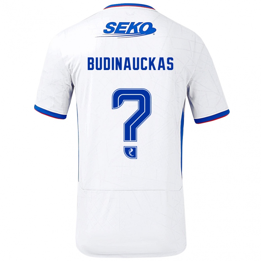 Homem Camisola Lewis Budinauckas #0 Azul Branco Alternativa 2024/25 Camisa Brasil