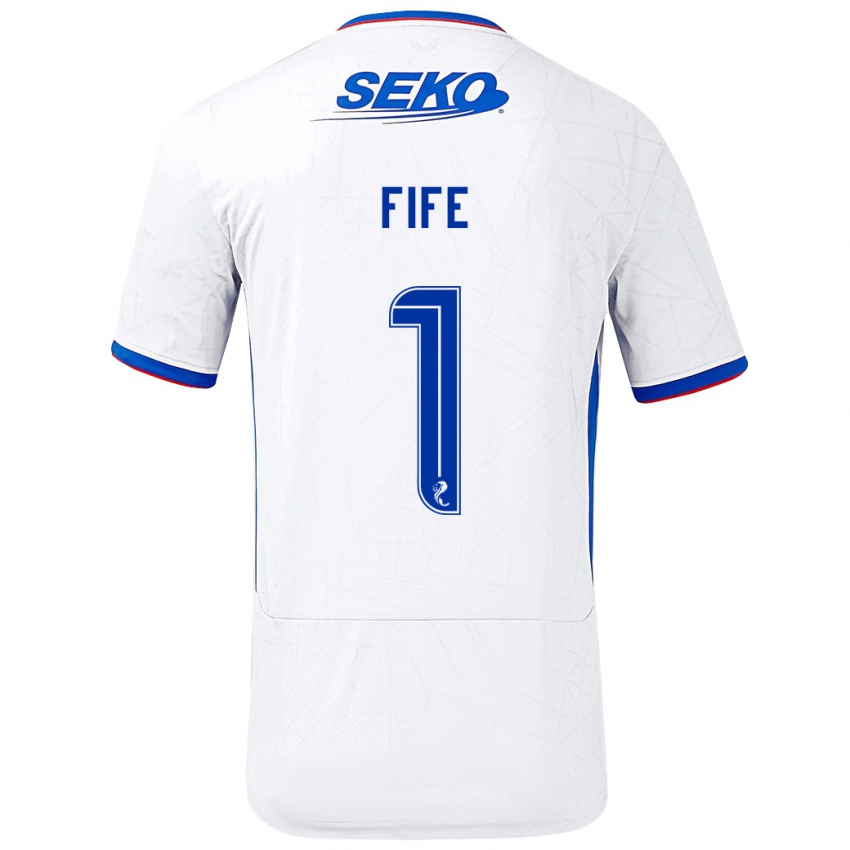 Homem Camisola Jenna Fife #1 Azul Branco Alternativa 2024/25 Camisa Brasil