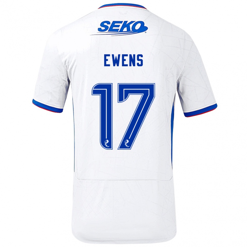 Homem Camisola Sarah Ewens #17 Azul Branco Alternativa 2024/25 Camisa Brasil