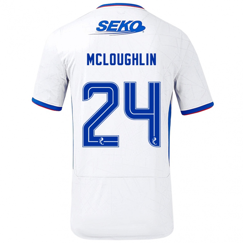 Homem Camisola Olivia Mcloughlin #24 Azul Branco Alternativa 2024/25 Camisa Brasil