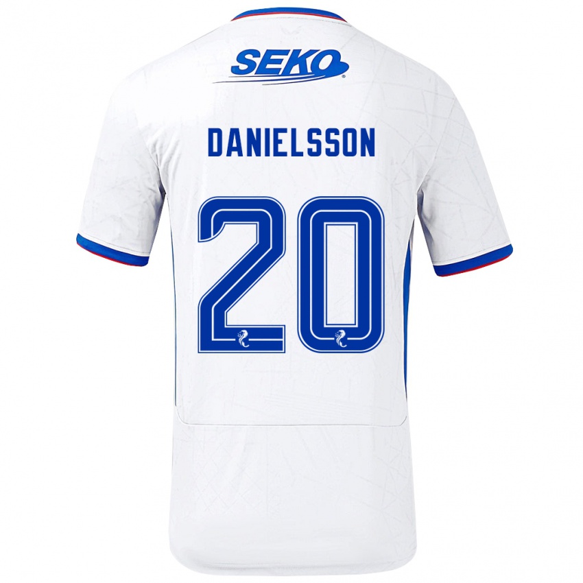 Homem Camisola Jenny Julia Danielsson #20 Azul Branco Alternativa 2024/25 Camisa Brasil